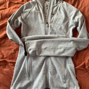 Nike Heather Gray Dri-FIT Jacket